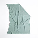 Living Textiles Sage cotton cellular blanket view 4