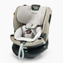 Maxi-Cosi Raia 360 LX rotating car seat in Sapphire Sand, three-quarter view