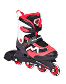 Micro Majority red and black inline skates