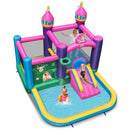 6-in-1 inflatable bounce house activity layout