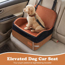 Elevated Dog Car Seat with Removable Cushion