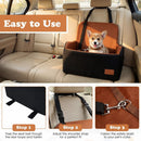 Elevated Dog Car Seat with Removable Cushion