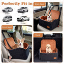 Elevated Dog Car Seat with Removable Cushion