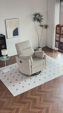 Rever Bebe Milano Manuel Recliner Glider Nursery Chair