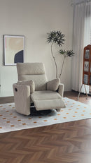 Rever Bebe Milano Manuel Recliner Glider Nursery Chair