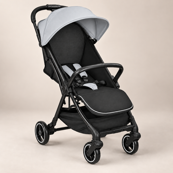 Rever Bebe JOY Lightweight Compact Travel Stroller – Grey