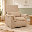 Rever Bebe Ollie Coffee nursery chair in a styled room