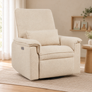Rever Bebe Ollie Ivory nursery chair in a styled room