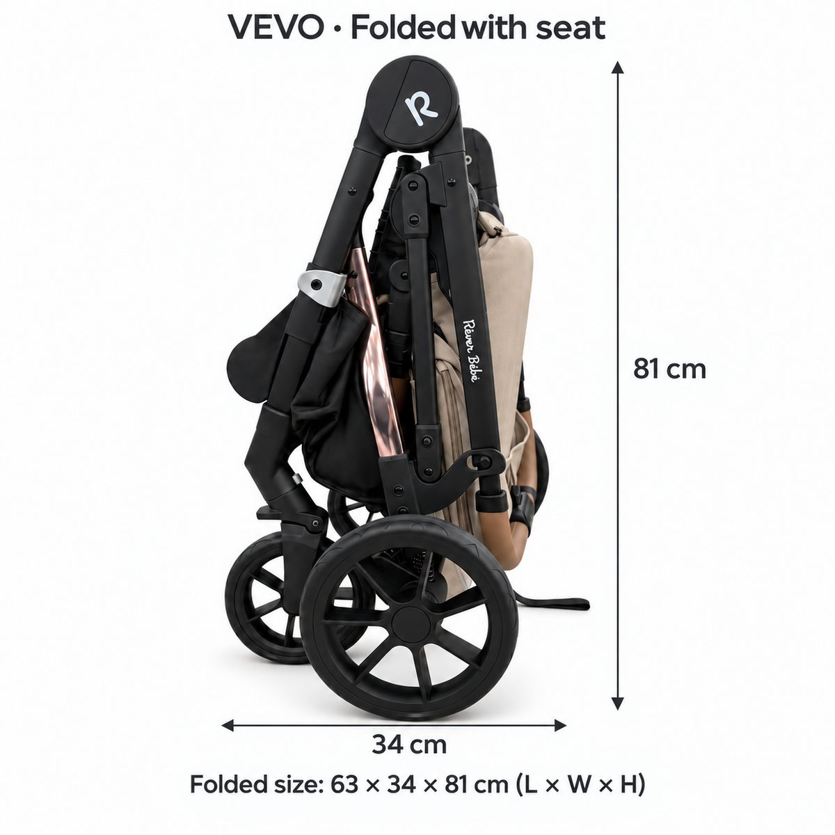 Rever Bebe VEVO: Folded with one seat