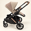 Rever Bebe VEVO Taupe – Single Seat on an ivory studio background