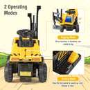 6V Ride-on Excavator with Music LED Lights and 30° Rotatable for Kids - product detail 5