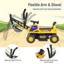 6V Ride-on Excavator with Music LED Lights and 30° Rotatable for Kids - product detail 6