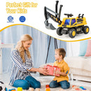 6V Ride-on Excavator with Music LED Lights and 30° Rotatable for Kids - product detail 8