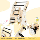 9-in-1 Wooden Activity Push Walker with Double Handles — Natural — image 6