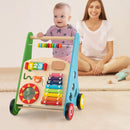 Wooden Activity Push Walker with Xylophone and Shape Sorter — Multicolour — image 5