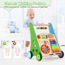 Wooden Activity Push Walker with Xylophone and Shape Sorter — Multicolour — image 9