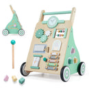 Wooden Activity Push Walker with Music and Shape Blocks — Green — image 3