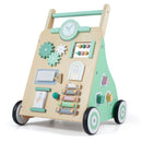 Wooden Activity Push Walker with Music and Shape Blocks — Green — image 4