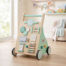 Wooden Activity Push Walker with Music and Shape Blocks — Green — image 6