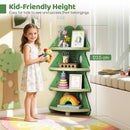 4-Tier Toddler Christmas Tree Bookcase for Kids Room – product image 4
