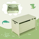 Kids Toy Box Storage Chest, Wooden Trunk Bench w/ Safety Hinge, Children Storage Box w/ Handles – product image 16