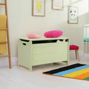 Kids Toy Box Storage Chest, Wooden Trunk Bench w/ Safety Hinge, Children Storage Box w/ Handles – product image 11