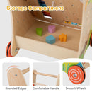 Wooden Activity Push Walker with Music, Puzzles and Storage — Natural — image 10