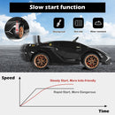 Electric Toy Car with Remote Control & LED Lights for Kids - Black - product detail 7