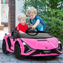 Electric Toy Car with Remote Control & LED Lights for Kids - Pink - product detail 9