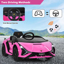 Electric Toy Car with Remote Control & LED Lights for Kids - Pink - product detail 4