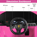 Electric Toy Car with Remote Control & LED Lights for Kids - Pink - product detail 6