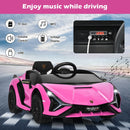 Electric Toy Car with Remote Control & LED Lights for Kids - Pink - product detail 8