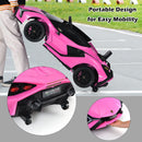 Electric Toy Car with Remote Control & LED Lights for Kids - Pink - product detail 10