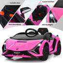 Electric Toy Car with Remote Control & LED Lights for Kids - Pink - product detail 3
