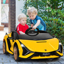 Electric Toy Car with Remote Control & LED Lights for Kids - Yellow - product detail 24