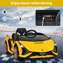 Electric Toy Car with Remote Control & LED Lights for Kids - Yellow - product detail 7