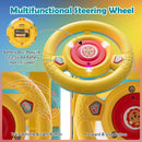 6V Electric Kids' Ride-On Train Toy with Track & 6 Wheels - Blue - product detail 5