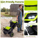Ride-On Tractor with Detachable Trailer 24V Kids Electric Vehicle with Parent Remote - Green - product detail 11