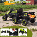 Ride-On Tractor with Detachable Trailer 24V Kids Electric Vehicle with Parent Remote - Green - product detail 7