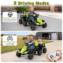 Ride-On Tractor with Detachable Trailer 24V Kids Electric Vehicle with Parent Remote - Green - product detail 18