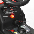 12V Kids' Ride-On Tractor with Trailer and Remote Control - Red - product detail 10