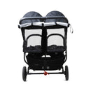 Trend Duo Elite - Ash Black rear airflow panels open