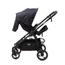 Trend Ultra Elite - Ash Black raised footrest side view