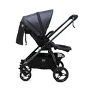 Snap Ultra Elite - Signature Grey raised footrest side view