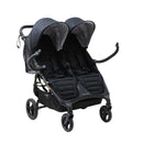 Trend Duo Elite - Ash Black bumpers swung open