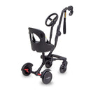VeeBee Co-Rider Black rear three-quarter view
