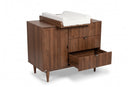 Wabi Chest — with change pad and drawer open