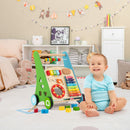 Wooden Activity Push Walker with Xylophone and Shape Sorter — Multicolour — image 1