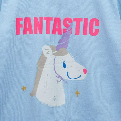 Pac-Man Cartoon Unicorn Printed T-Shirt