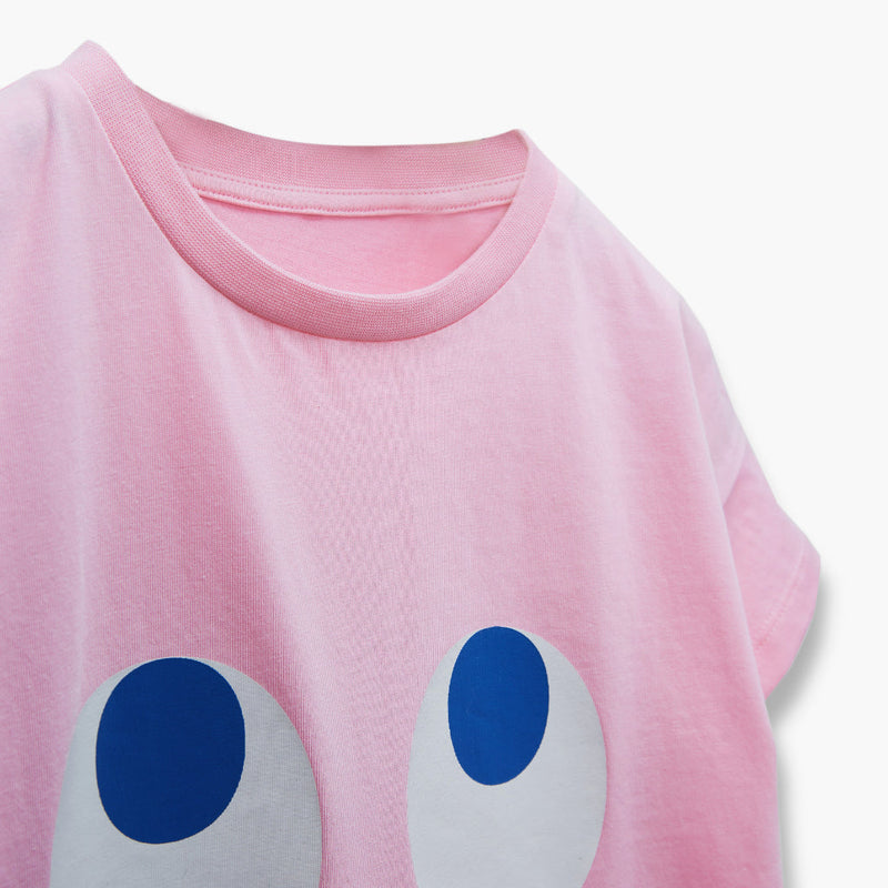 Pac-Man Eyes Up Printed Short Sleeve T-Shirts